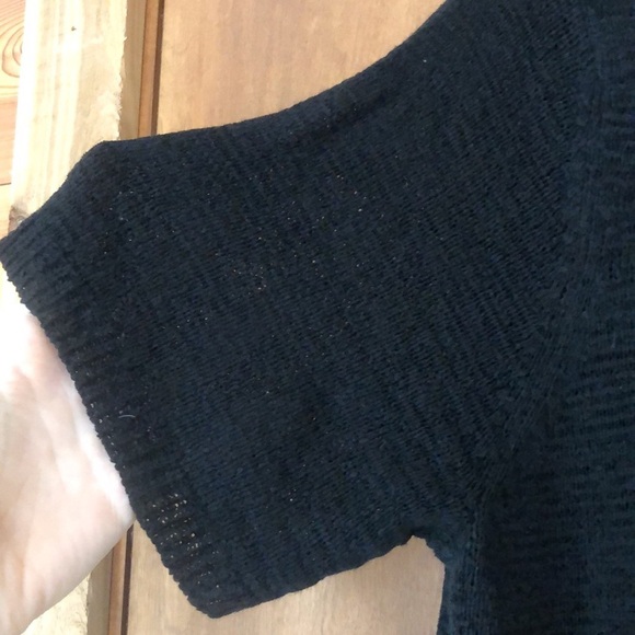 White Stag size 18W/20W black knit top - Picture 4 of 6